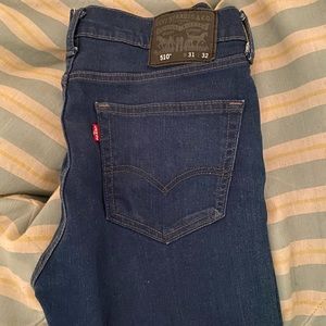 Mens 510 skinny Levi’s blue jeans